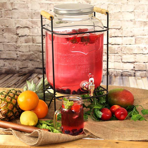 Drinkdispenser med Stativ 8 Liter