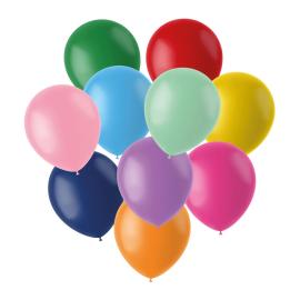 Latexballoner Blandede Farver Mat 21 cm 25-pak