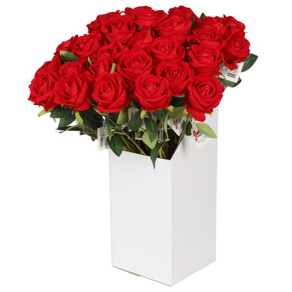 Rød Rose 50 cm