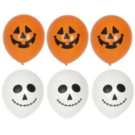 Halloween Balloner 6-pak