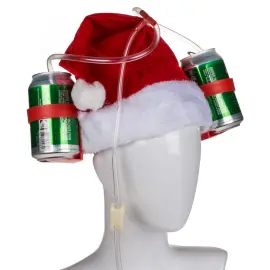 Nissehue med Ølholder