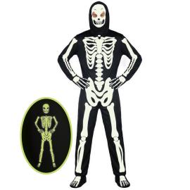 Skeletkostume Selvlysende