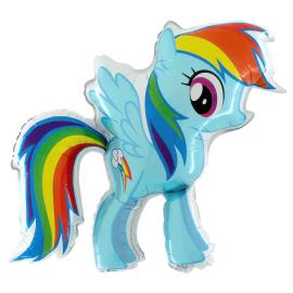 Rainbow Dash Folieballon