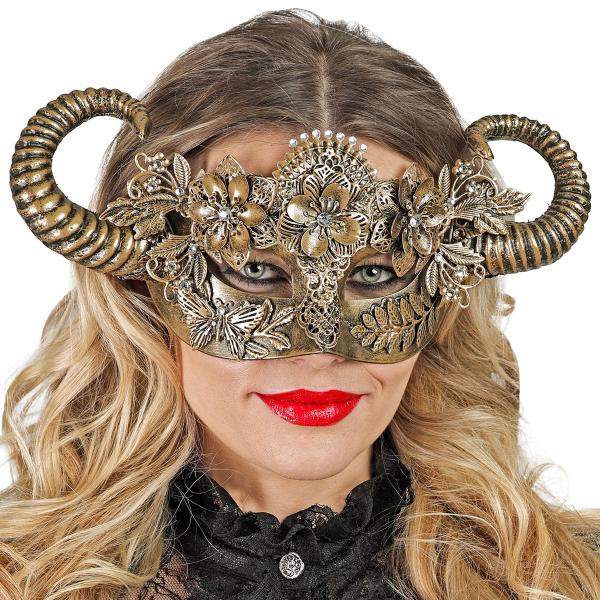 Øjenmaske med Vædderhorn