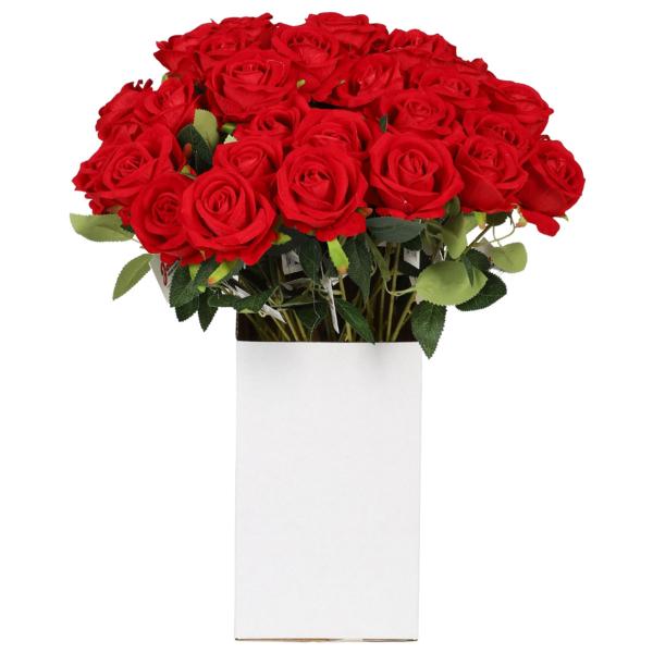 Rød Rose 50 cm
