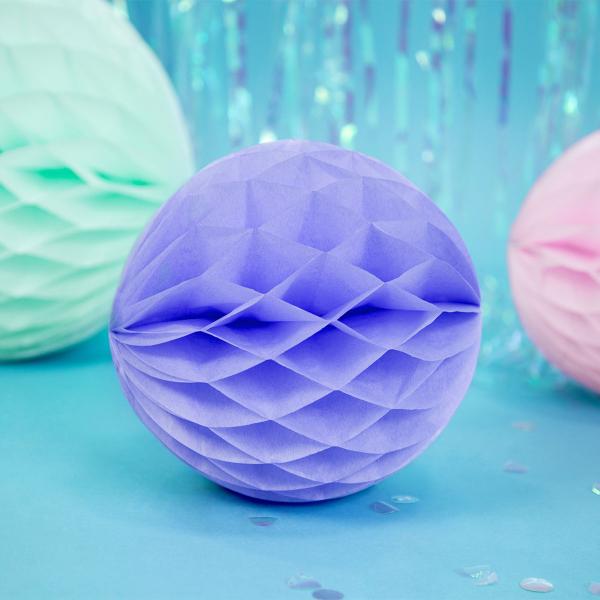 Hængende Honeycomb Lilla 20 cm
