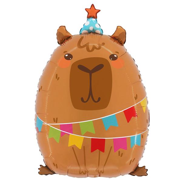 Folieballon Party Capybara
