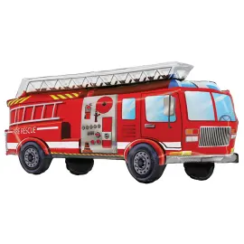 Folieballon R&oslash;d Brandbil