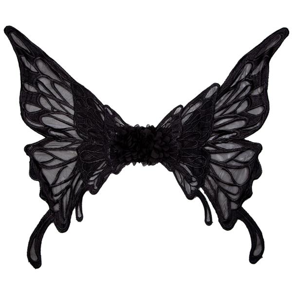 Sorte Sommerfuglevinger Deluxe