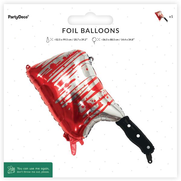 Folieballon Blodig Kødøkse