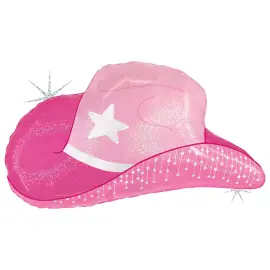 Folieballon Cowgirl Hat Holografisk