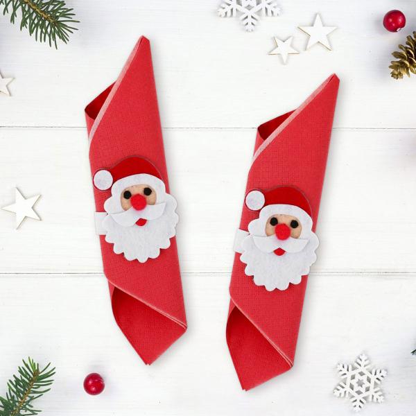 Servietringe Julemand 2-pak