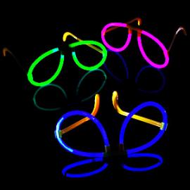 Glowsticks Briller Rød