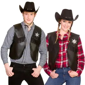 Cowboy Vest Sort