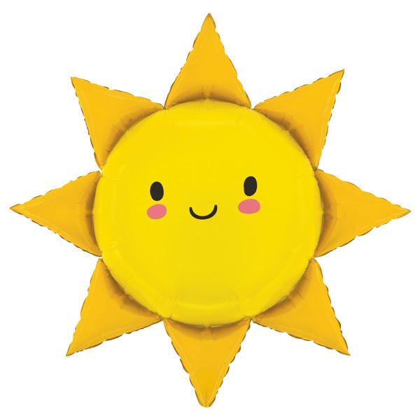 Folieballon Glad Sol