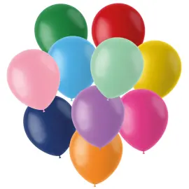 Latexballoner Blandede Farver Mat 33 cm