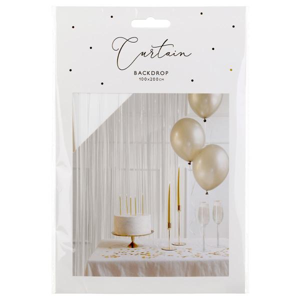 Dørdraperi Hvid 100 x 200 cm