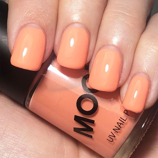 Moon Glow Neon UV Neglelak Pastel Orange