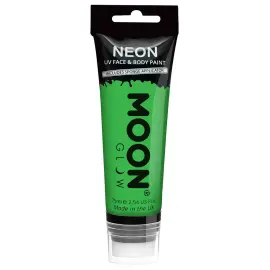 Moon Glow Neon UV Krops- & Ansigtsfarve Gr&oslash;n 75 ml