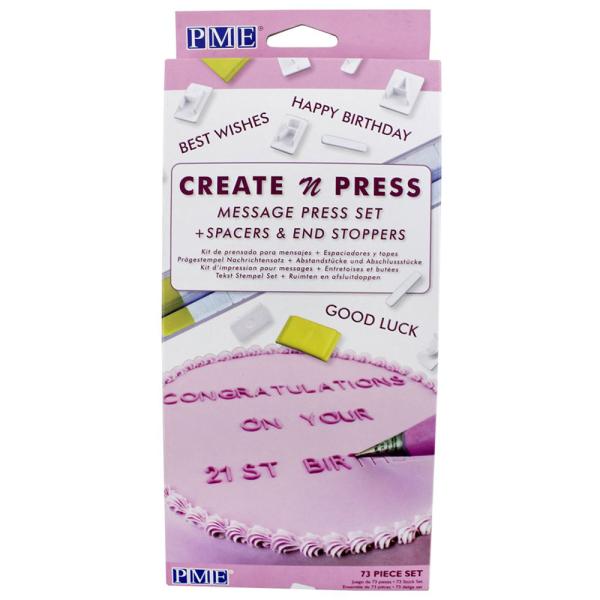 Create N Press Stempler Bogstaver og Tal