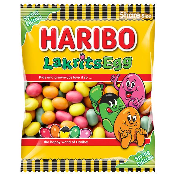Flerfarvede Lakridsæg 120g