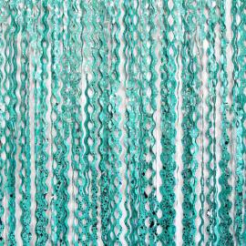 Turkis D&oslash;rforh&aelig;ng Swirls med Stjerner