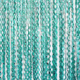 Turkis D&oslash;rforh&aelig;ng Swirls med Stjerner