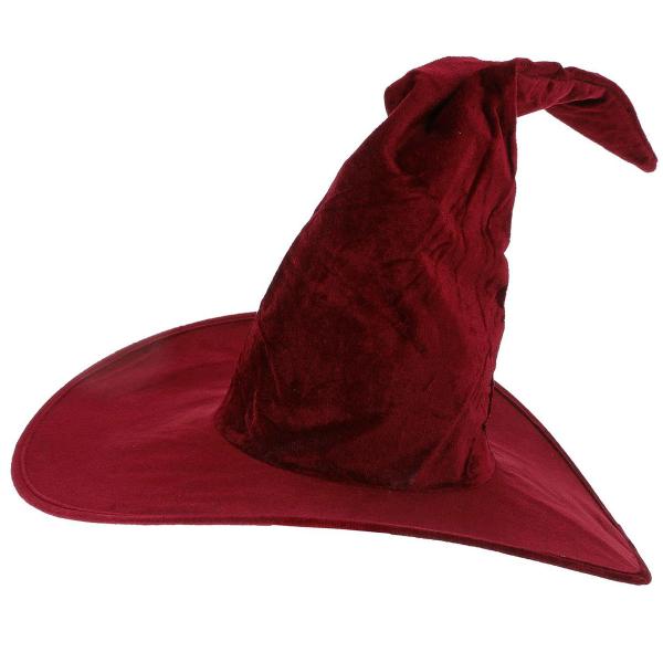 Heksehat Vinrød Velour