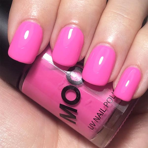 Moon Glow Neon UV Neglelak Pastel Lyserød