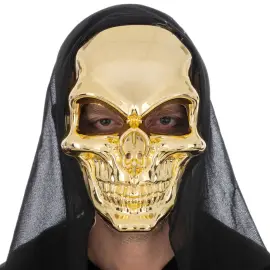 Dødningehoved Maske Guld