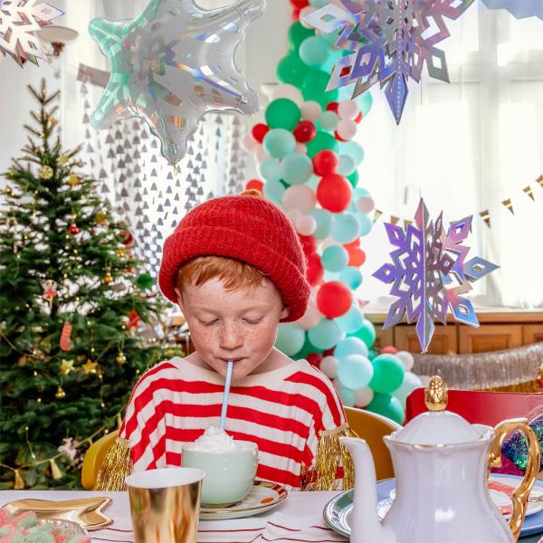 Forhæng Juletrær Sølv