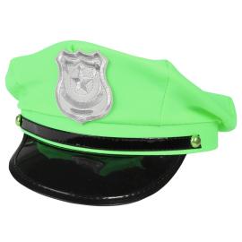 Politihat Neongr&oslash;n