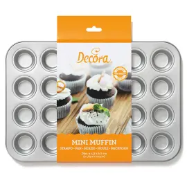 Mini Muffinsbakke 24 Muffins 4,3 cm