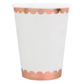 Papkrus Scalloped Rosaguld