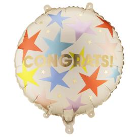 Rund Folieballon Congrats 35 cm