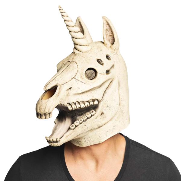 Enhjørning Dødningehoved Maske
