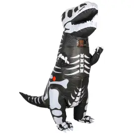 Oppusteligt Kostume T-Rex Skelet