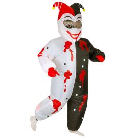 Oppusteligt Kostume Blodig Joker