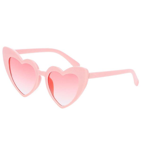 Hjerteformede Briller Lysrosa