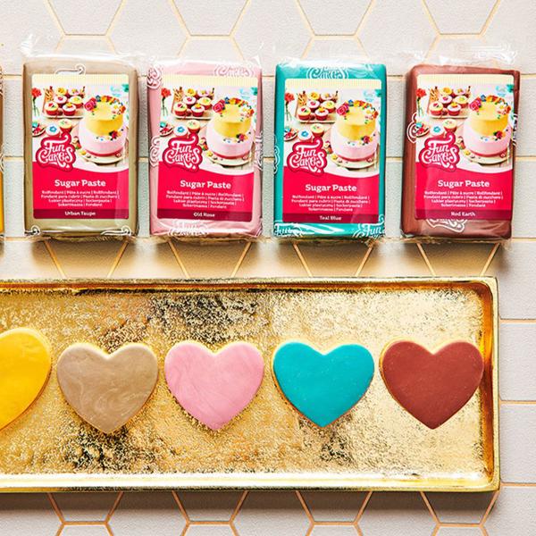 Sukkerpasta Rød Jord 250g