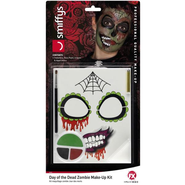 Day of the Dead Zombie Sminke Set