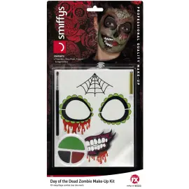 Day of the Dead Zombie Sminke Set