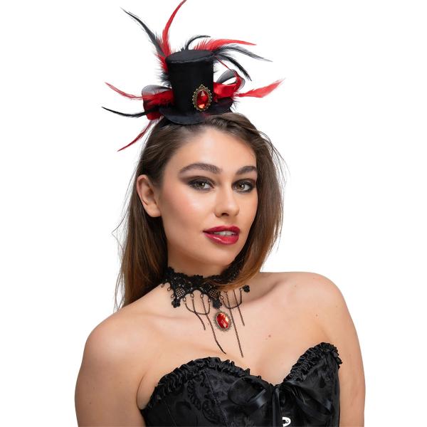 Vampyr Mini Høj Hat & Halskæde