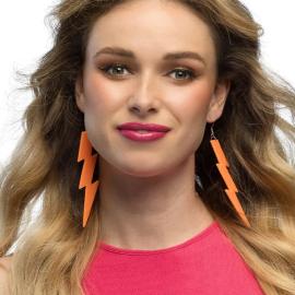 Lyn Øreringe Neonorange