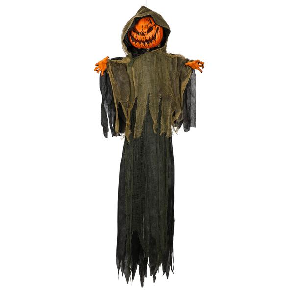 Animeret Hængende Græskarmand 200 cm