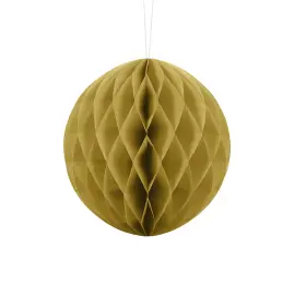 H&aelig;ngende Honeycomb Guld 20 cm