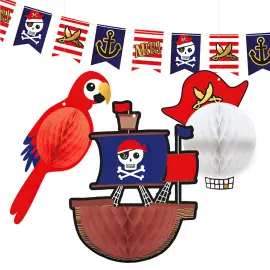 Dekorations Sæt Pirates Map