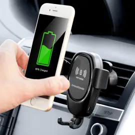Mobiltelefonholder med Trådløs Opladning til Bilen