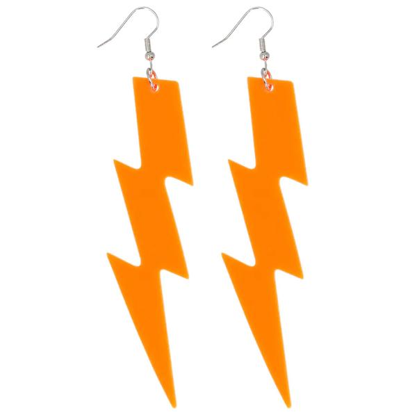 Lyn Øreringe Neonorange