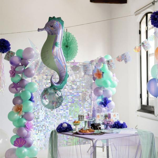 Folieballon Søhest 40 x 101 cm